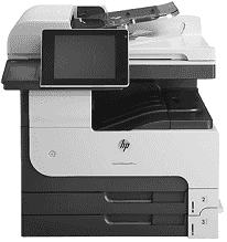 HP LaserJet Enterprise MFP M725dn Printer HP LaserJet Enterprise MFP M725dn driver
