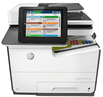 HP PageWide Enterprise Color MFP 586f Printer HP PageWide Enterprise Color MFP 586f driver