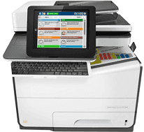 HP PageWide Managed Color MFP E58650dn Printer HP PageWide Managed Color MFP E58650dn driver